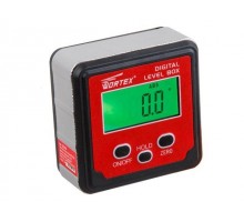 Уклономер электронный WORTEX DP 9000 4х90, крепление на магнитах