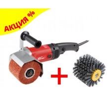 Щеточная шлифмашина WORTEX WS 1014 S в кор.+Акция Щетка с нейлоновой щетиной (Скидка на акционный комплект 15% + SW1012NW08019 Щетка с нейлоновой щети