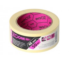 Лента малярная 48ммх50м ZOOM Super glue, желтая (желтая)