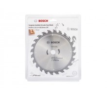 Диск пильный 190х20 мм 24 зуб. по дереву ECO WOOD BOSCH ( твердоспл. зуб)