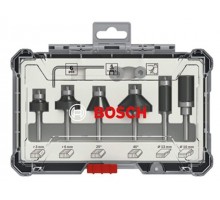 Набор кромочных фрез 6 мм (6шт) BOSCH (Набор фрез 6мм. 6шт.)