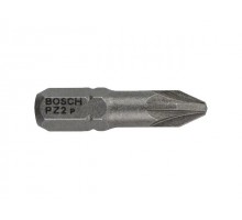 Насадка (бита) крестообразная PZ2 25 мм BOSCH Extra Hart ( посадочн. шестигранник 1/4 