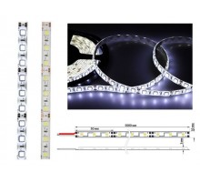 LED лента силикон, 10 мм, IP65, SMD 5050, 60 LED/m, 12 V, БЕЛАЯ (6000 K) (катушка 5 метров) LAMPER