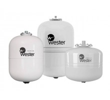 Бак мембранный для ГВС Wester Premium WDV 35 нерж. контрфланец (Контрфланец из нержавеющей стали. Пригоден для накопления воды после обратного осмоса.