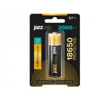 Аккумулятор 18650 Li-ion 2000мАч 3.7В, блистер 1шт. JAZZWAY