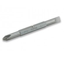 Насадка двухсторонняя PH1/SL5mm 75мм TOPTUL
