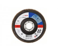 Круг лепестковый 125х22.2 мм K40 плоский STANDARD FOR METAL BOSCH
