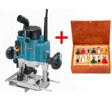 Фрезер вертикальный MAKITA RP 0910 в кор. (900 Вт, цанга 8 мм, 27000 об/мин)