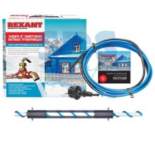 Греющий саморегулир. кабель на трубу 15MSR-PB 6M (6м/90Вт) (комплект) REXANT