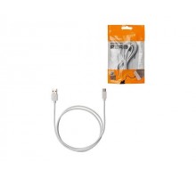 Дата-кабель, ДК 5, USB - USB Type-C, 1 м, белый, TDM