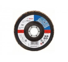 Круг лепестковый 125х22.2 мм K60 конический STANDARD FOR METAL BOSCH