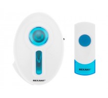 Звонок дверной беспроводной 220 В кнопка IP44 RX-6 REXANT