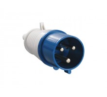 Вилка силовая 32А 220В 3 pin 2P+PE IP44 IEK ( 32А 220В 3 pin 2P+PE IP44) (РС)