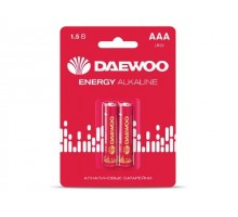 Батарейка AAA LR03 1,5V alkaline BL-2шт DAEWOO ENERGY