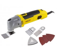 Многофункциональный инструмент (реноватор) MOLOT MSM 3125 в кор. 250 Вт, 15000 - 22000 об/мин. (Градус угла колебаний 3.1 °, посадка 10 мм)