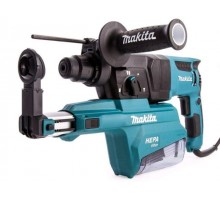 Перфоратор MAKITA HR 2652 в чем. + система пылеудаления (800 Вт, 2.2 Дж, 3 реж., патрон SDS-plus, вес 4.3 кг)