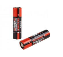 Аккумулятор Rexant 18650 unprotected Li-ion 2400 mAH 3.7 В  упак= 2 шт Блистер