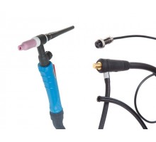 Горелка сварочная TIG WGT-17V (4м, 150А, разъем 10-25, вентиль) SOLARIS