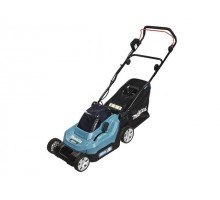 Газонокосилка аккумуляторная MAKITA LXT DLM 382 Z (36.0 В, БЕЗ АККУМУЛЯТОРА, шир. 380 мм, выс. 25-75 мм, пластм. корпус, травосборник 40 л)