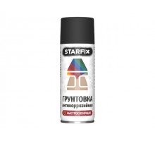 Грунтовка антикоррозийная черный STARFIX 520мл (9011) (Графитовый черный)