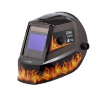 Щиток сварщика  с самозатемняющимся светофильтром DGM V7000 (пламя) (1/1/1/2, 104x63 мм (65,5 см2), DIN 3,5/4-8/9-13 (регул), 4 сенсора)