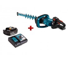 Аккум. кусторез MAKITA LXT DUH 752 Z + АКЦИЯ Набор АКБ и ЗУ 191А25-2 (18.0 В, 1 акк., Li-Ion, длина ножа 750 мм, шаг ножа: 24 мм, вес 3.8 кг)
