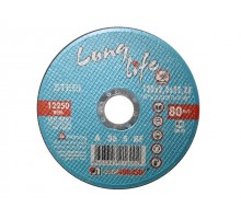 Круг отрезной 115х1.2x22.2 мм для металла Long Life LUGAABRASIV