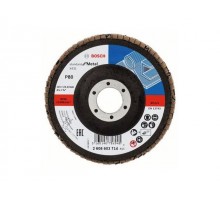 Круг лепестковый 115х22.2 мм K80 плоский STANDARD FOR METAL BOSCH