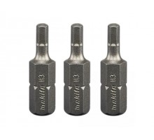 Насадка HEX3.0, 25 мм, C-form, 3 шт. MAKITA