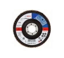Круг лепестковый 115х22.2 мм K40 плоский STANDARD FOR METAL BOSCH