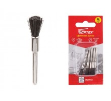 Щетинная щетка 5 мм WORTEX (раб. диам. 5.0 мм, диам. хвостовика 3.2 мм, 15000 об/мин)