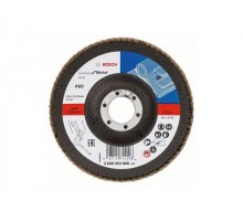 Круг лепестковый 125х22.2 мм K80 конический STANDARD FOR METAL BOSCH