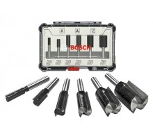 Набор пазовых фрез 6мм (6шт) BOSCH
