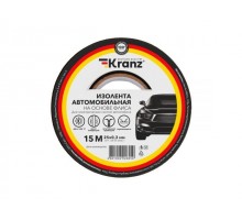Изолента автомобильная флис, 0.3х25 мм, 15 м KRANZ