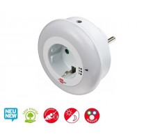 Светильник светодиодный декоративный Brennenstuhl NL 09 RCD (3 LED, 0,8 Вт, 6 Лм, датчик темноты)