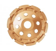 Алмазная чашка 125х22 мм по бетону двухрядная MAKITA ( для быстрого шлифования)