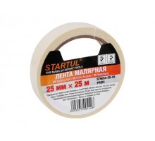 Лента малярная 25ммх25м STARTUL PROFI (ST9054-25-25), белая (производство РФ)
