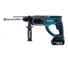 Аккум. перфоратор MAKITA LXT DHR 202 RF в чем. (18.0 В, 1 акк., 3.0 А/ч Li-Ion, 1.9 Дж, вес 3.5 кг)