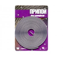 Припой ПОС-61 проволока, спираль ф1,5мм (без канифоли. Длина 1м.) (Векта)