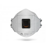 Респиратор JETA SAFETY JM-9326 складн. с клап. FFP2 (до 12 ПДК) (для сварки, с угольным фильтром)