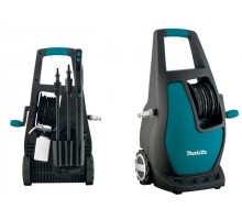 Очиститель высокого давления MAKITA HW 112 (1.60 кВт, 120 бар, 370 л/ч, возможность забора воды из бочки: Нет, рабочая температура воды: до 40 г)