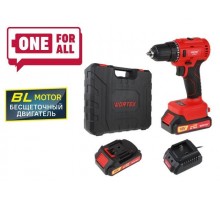 Аккум. дрель-шуруповерт WORTEX BD 2025 DLi в чем. ALL1 XLT БЕСЩЕТ, 18 В, 50 Н*м, 2х2 А*ч, БЗП 10 мм (шурупы до 9 мм)