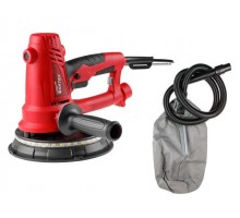 Шлифмашина для стен и потолков WORTEX DG 1875 в кор. 750 Вт, 180 мм, LED, 1500-2700 об/мин (Регул. об., не требуется пылесос, 2.4 кг)