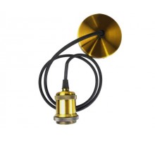Светильник декоративный RETRO PLC 01 E27 230V/1M ANTIQUE BRONZE (патрон с проводом) JAZZWAY