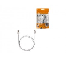 Дата-кабель, ДК 6, USB - Lightning, 1 м, белый, TDM