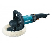 Полировальная машина MAKITA 9237 CB в кор. (1200 Вт, 3200 об/мин, 180 мм, регул. об., плавный пуск)