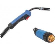 Горелка сварочная MIG MAG WG-25AK (3м, 230А) SOLARIS (CO2 - 230A, Ar(Ar+CO2) - 200A, 0.8-1.2мм, ПВ - 60%, 3 метра, М6)
