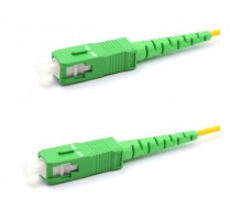 Патч-корд оптический соединительный (SM), 9/125 (OS2), SC/APC-SC/APC, (Simplex), LSZH, 20м (REXANT)