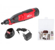 Аккум. гравер WORTEX MG 1213 ELi в кор.+ аксессуары (12 В,  1 акк., 1.3 А/ч Li-Ion, 5000-25000 об/мин, макс. цанга 3,2 мм + 50 аксесс., кор.)
