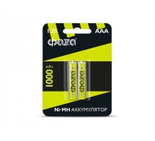 Аккумулятор AAA 1000 мАч 1.2В, блистер 2 шт. ФАZA (ФАZА)
